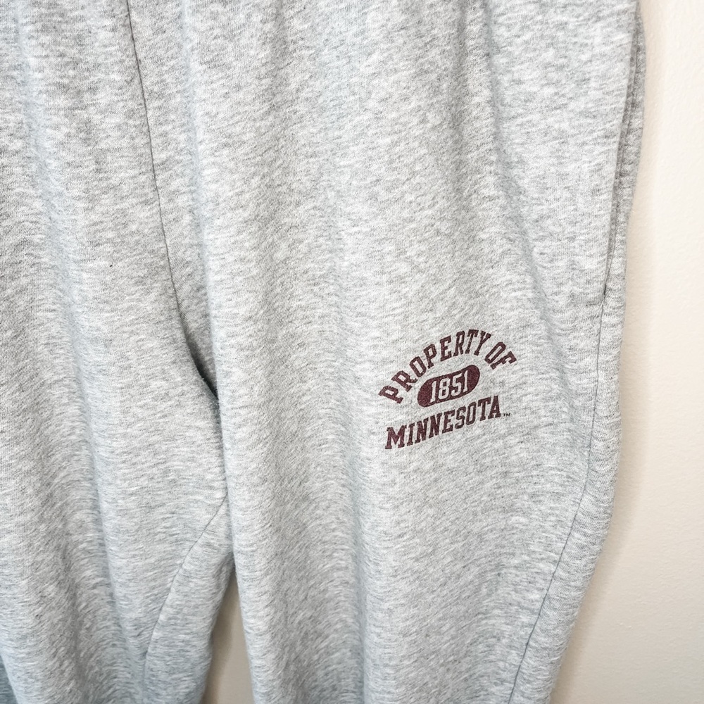 Under Armour Gray Joggers "Property Of Minnesota 1851" Graphic L - Picture 2 of 4